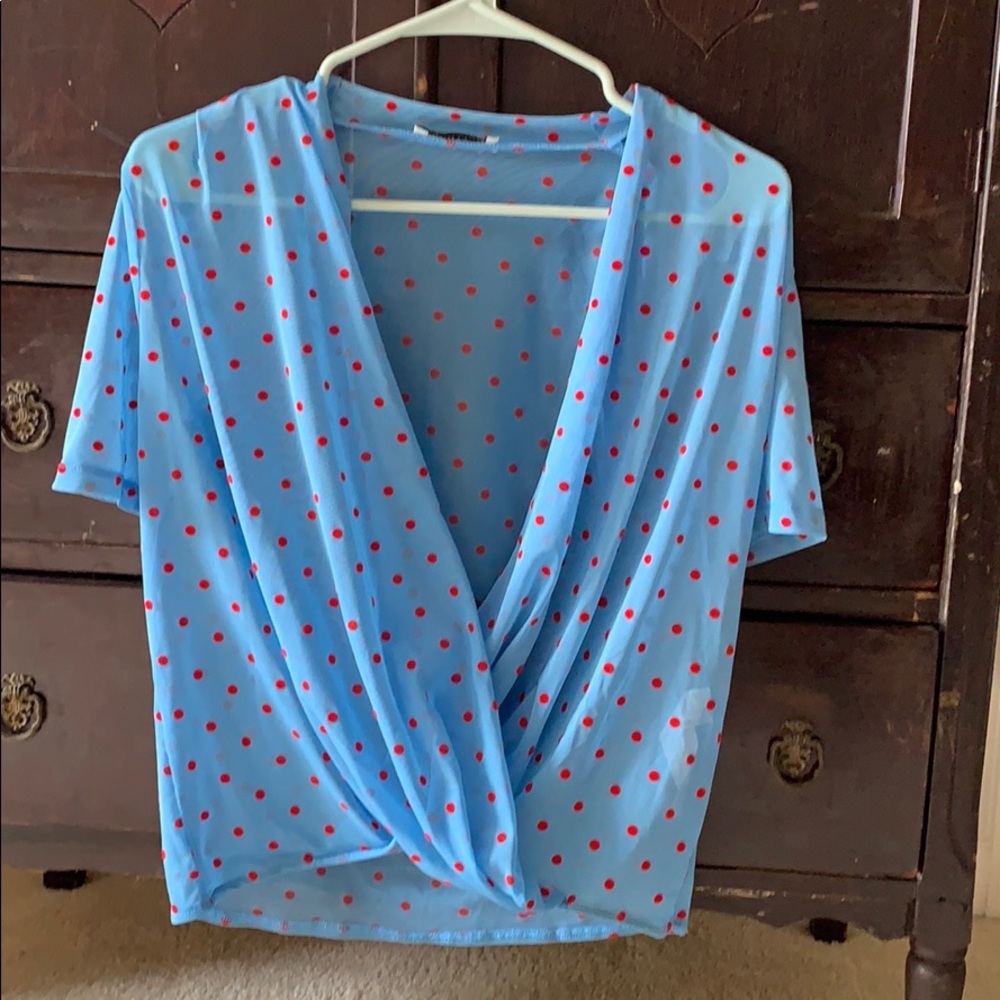 Zara Polka Dot Top